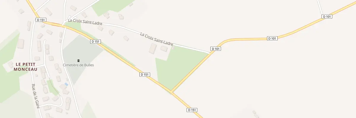Plan du 10 La Croix Saint Ladre à Bulles