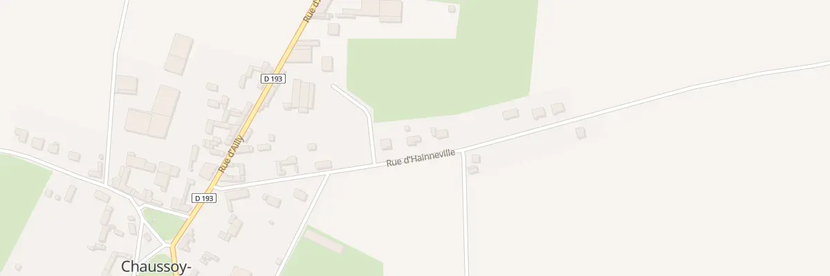 Plan du 17 Rue d’Hainneville à Chaussoy-Epagny