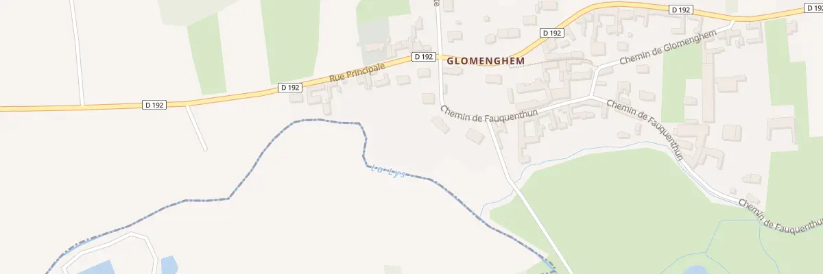 Plan du 6 Che de Fauquenthun Glomenghem à Aire-sur-la-Lys