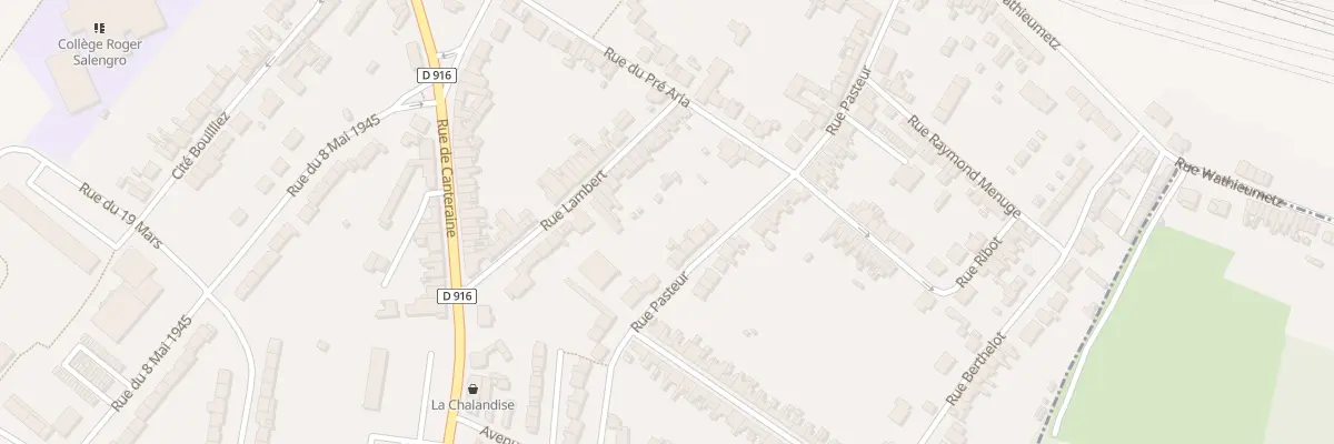 Plan du 28 Rue Pasteur à Saint-Pol-sur-Ternoise