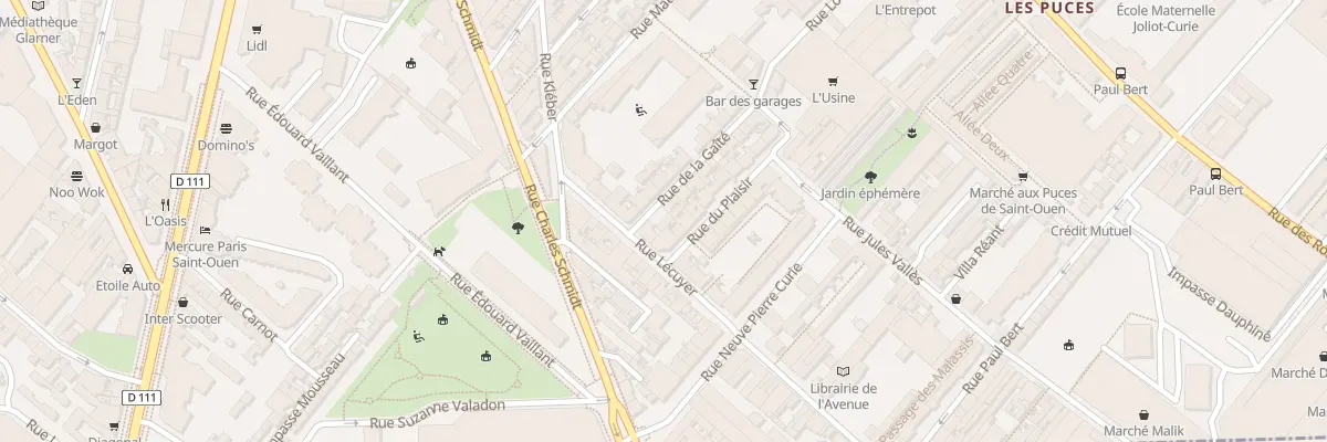 Plan du 4 Rue de la Gaité à Saint-Ouen-sur-Seine