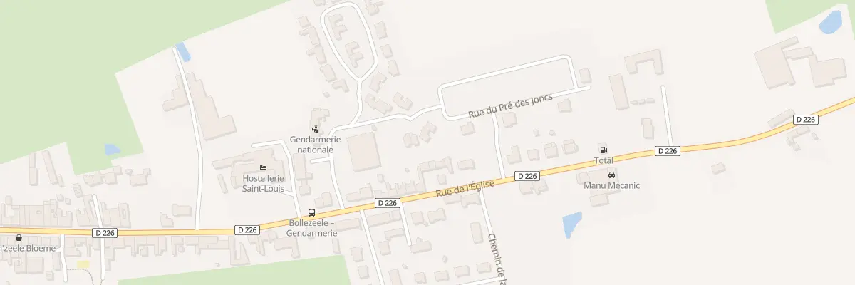 Plan du 6 Rue Maurice Cornette à Bollezeele