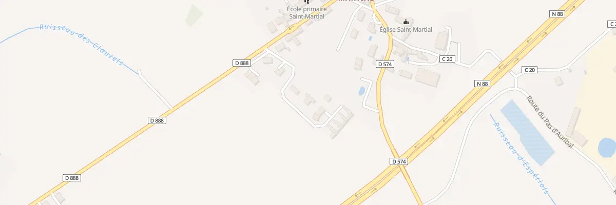 Plan du 4 Lot Communal La Plaine à Tauriac-de-Naucelle