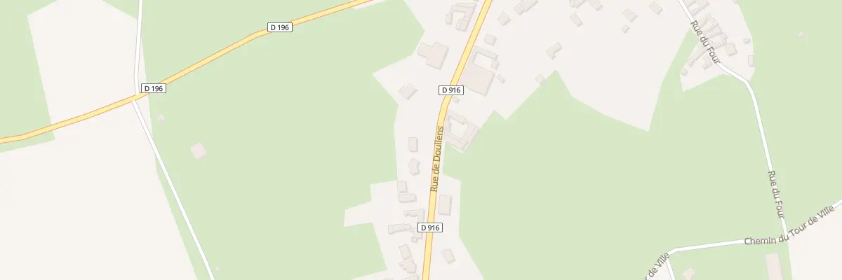 Plan du 9 Rue de Doullens à Bouquemaison