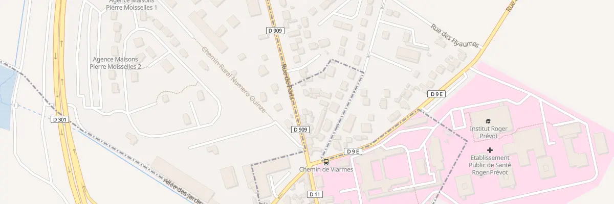 Plan du 68 Rue de Paris à Moisselles