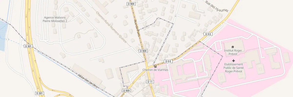 Plan du 62 Rue de Paris à Moisselles