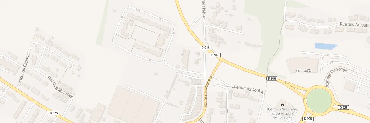 Plan du 6 Cite Lepinoy Rte de St Pol à Doullens
