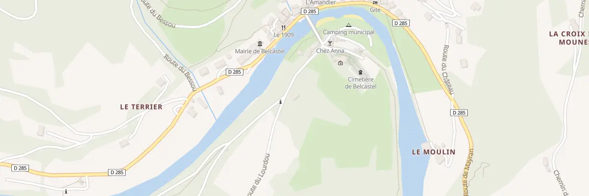 Plan du 5126 Belcastel à Belcastel