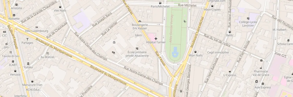 Plan du 132 Rue d’Assas à Paris 6e Arrondissement
