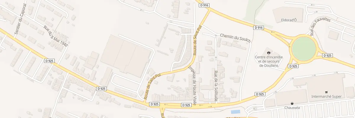 Plan du 3 Rle Rouse à Doullens