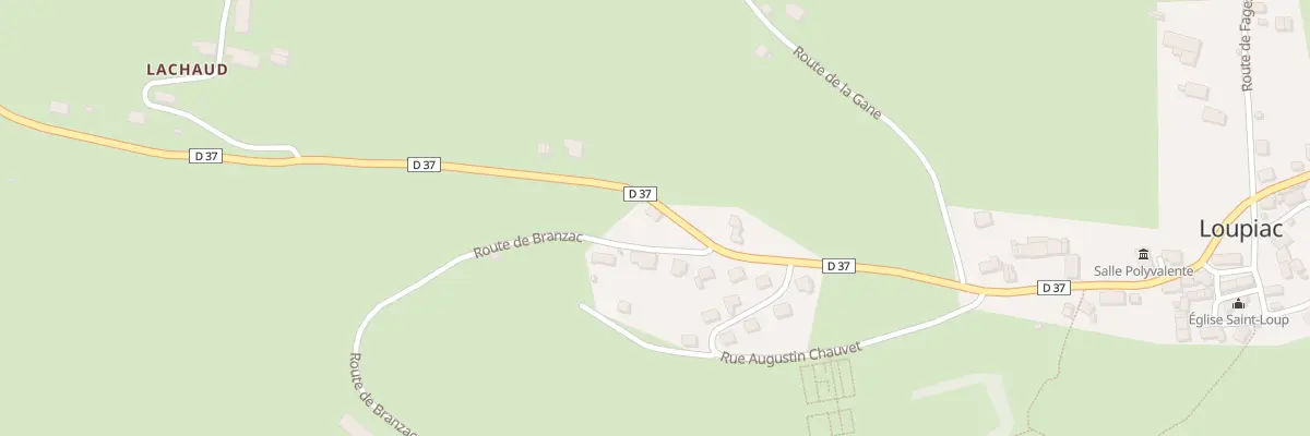 Plan du 5075 Lachau à Pleaux