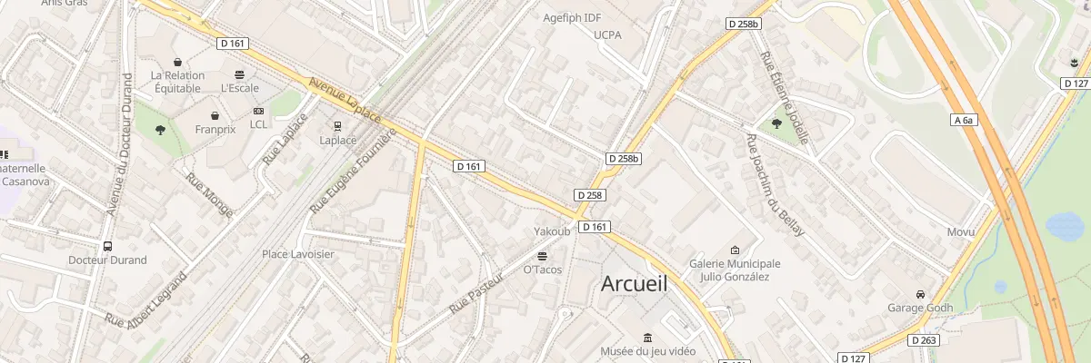 Plan du 4 Av Laplace à Arcueil