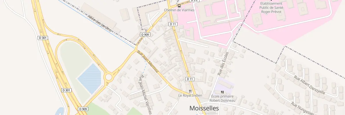 Plan du 45 Rue de Paris à Moisselles