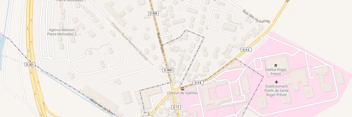 Plan du 66 Rue de Paris à Moisselles