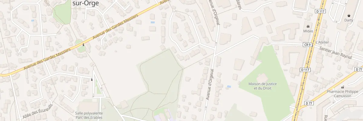 Plan du 9 Rue des Dentellieres à Villemoisson-sur-Orge