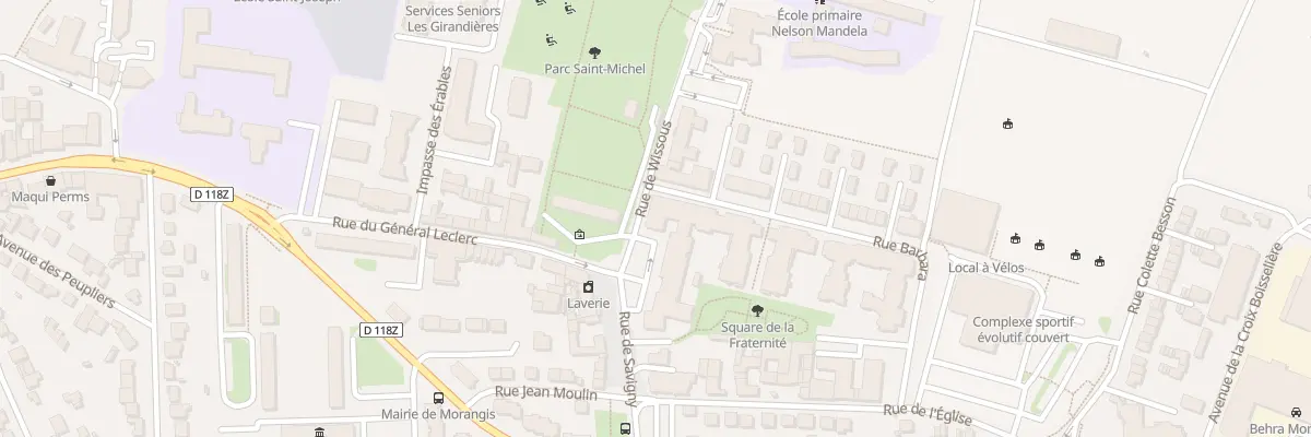 Plan du 2 Rue Barbara à Morangis