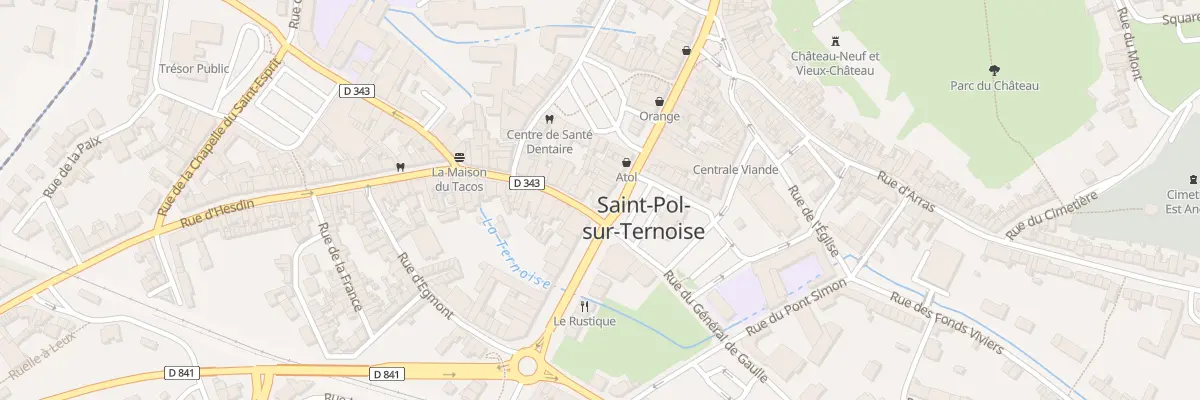 Plan du 30 Rue des Carmes à Saint-Pol-sur-Ternoise