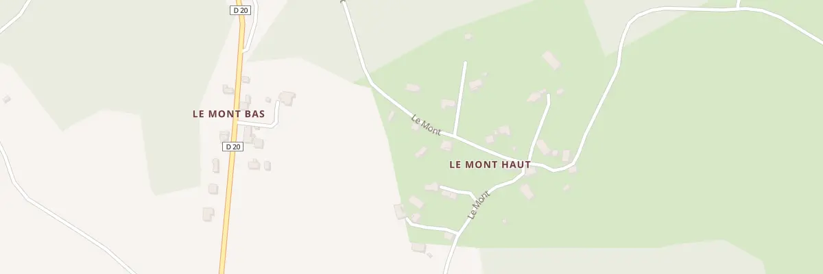 Plan du 6 Le Mont Haut à Liginiac