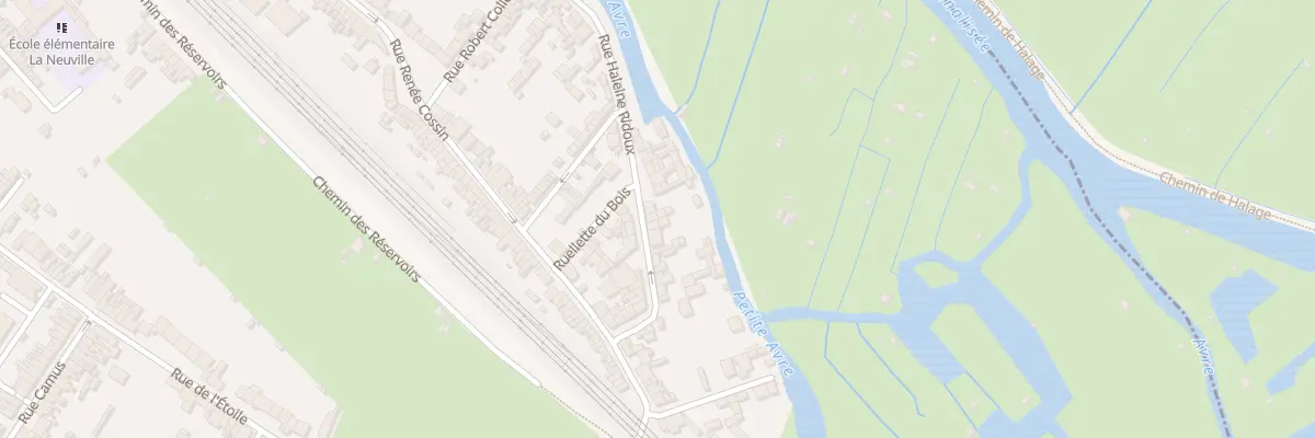 Plan du 93 Rue Haleine Ridoux à Amiens