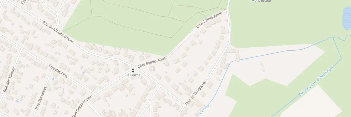 Plan du 4 Côte Sainte-anne à Cerny