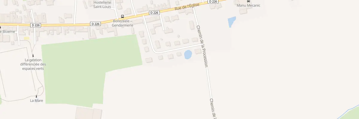 Plan du 14 Rue du Plaetse Houck à Bollezeele
