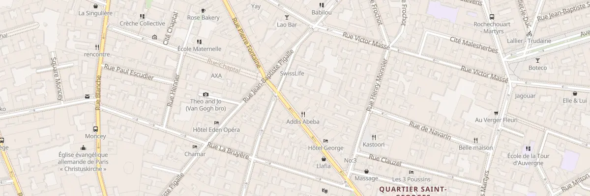 Plan du 60 Rue Notre-Dame de Lorette à Paris 9e Arrondissement