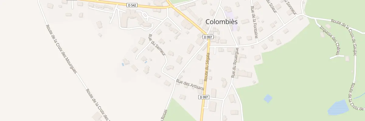 Plan du 5546 Merlet à Colombiès