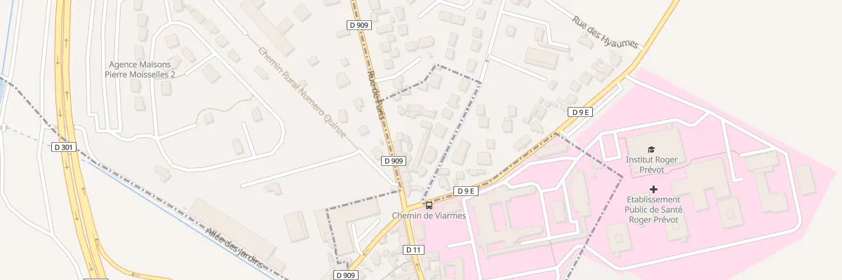Plan du 58 Rue de Paris à Moisselles