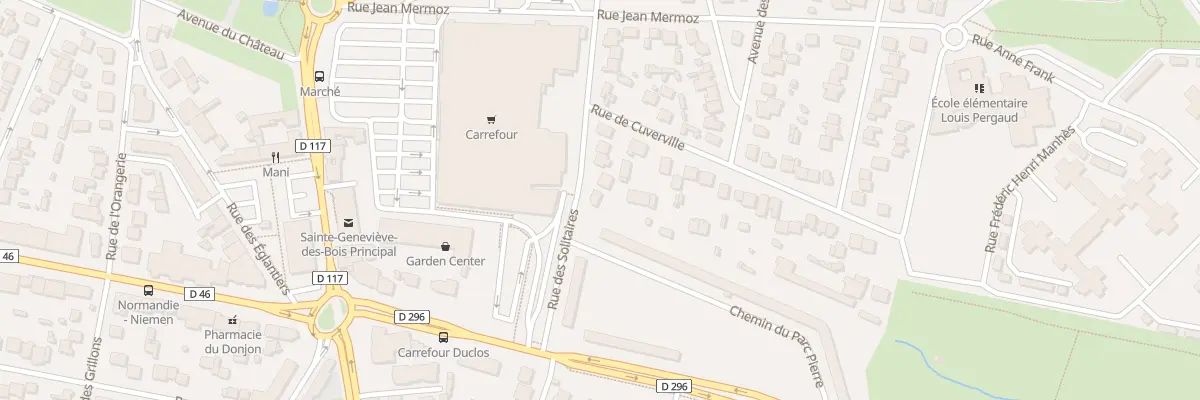 Plan du 63 Rue des Solitaires à Sainte-Geneviève-des-Bois