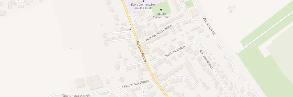 Plan du 17 Rue Jean Racine à Amiens