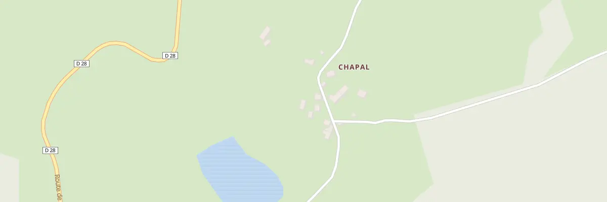 Plan du 5 Chapal à Saint-Agnant-près-Crocq