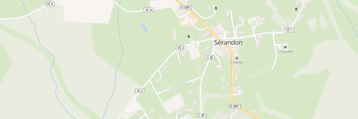 Plan du 5263 Le Bourg à Sérandon