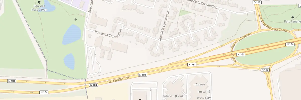 Plan du 28 Rue de la Convention à Sainte-Geneviève-des-Bois