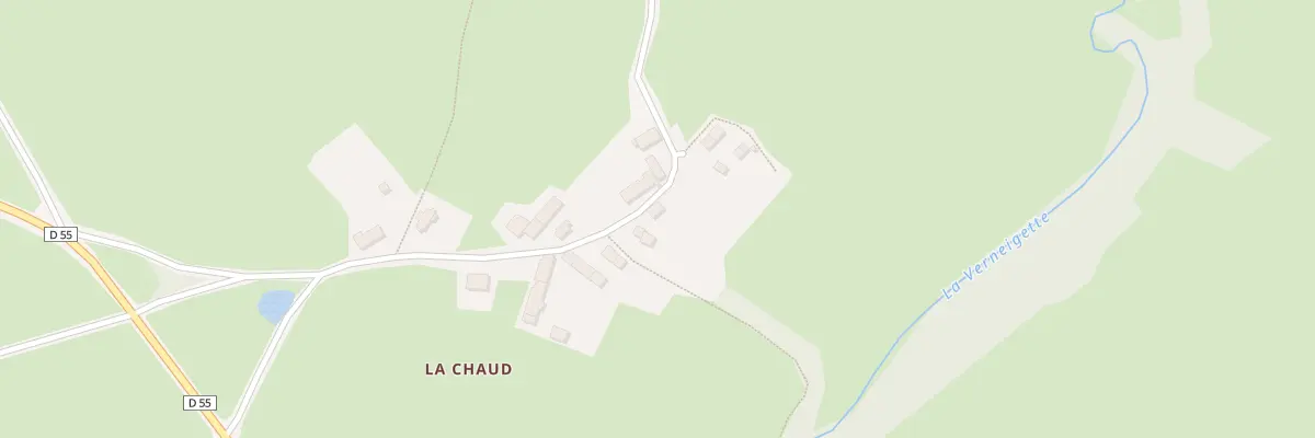 Plan du 10 La Chaud à Lussat