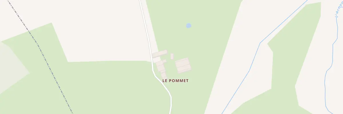 Plan du 5233 Le Pommet à Viplaix