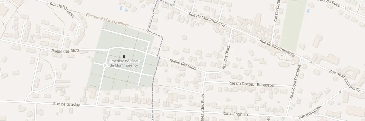 Plan du 26 Rue des Blots à Groslay