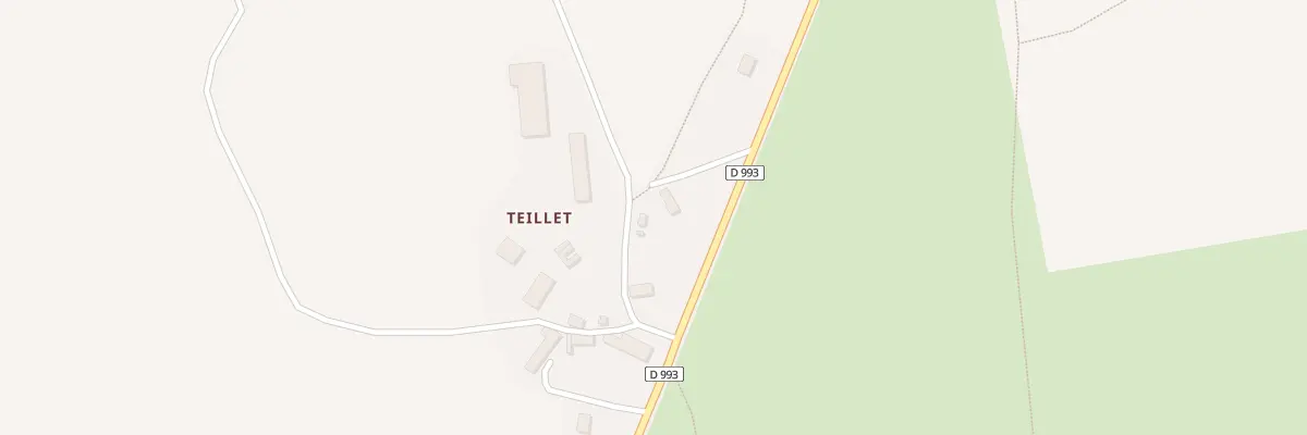 Plan du 2 Teillet à Saint-Julien-le-Châtel