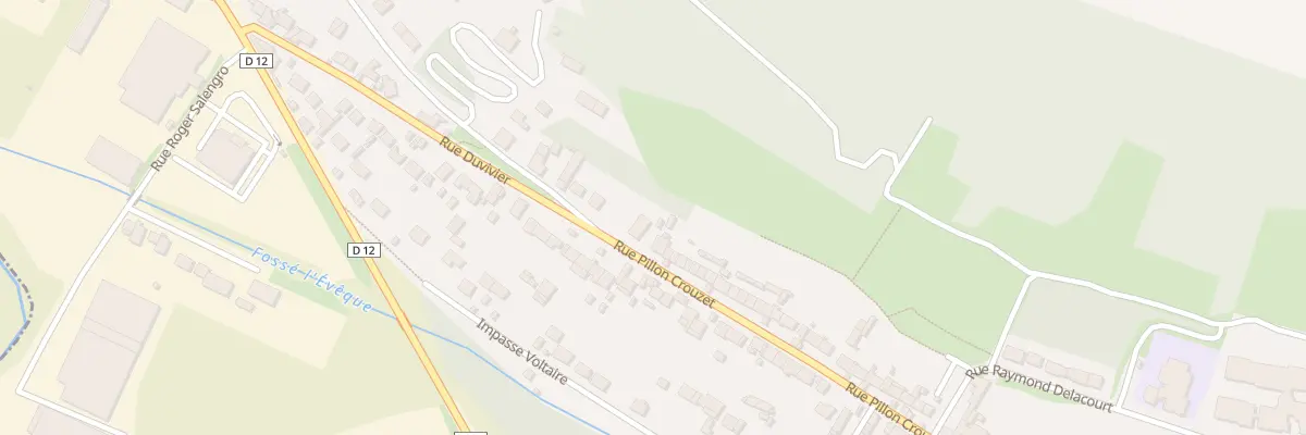 Plan du 208 Rue Duvivier à Bury