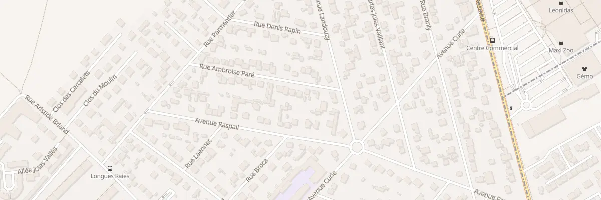 Plan du 7 Rue Ambroise Paré à Domont