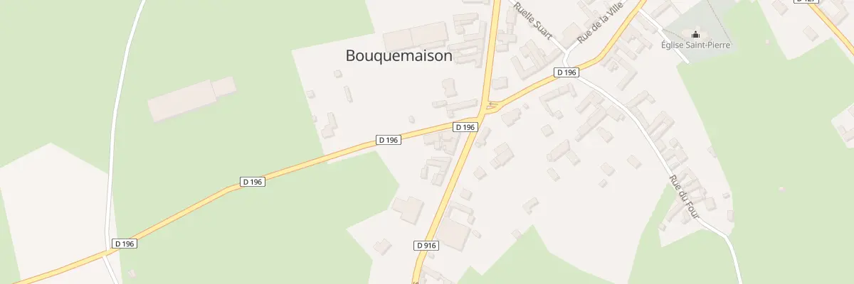 Plan du 1 Rue de Doullens à Bouquemaison