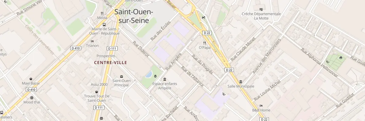 Plan du 1 Rue de l’Alliance à Saint-Ouen-sur-Seine