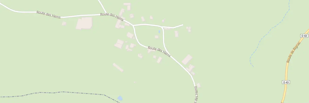 Plan du 5165 Les Hemps à Rignac