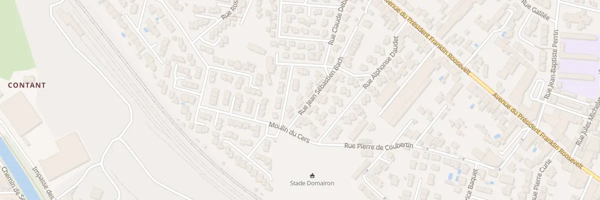 Plan du 7 Rue Jean Sébastien Bach à Carcassonne