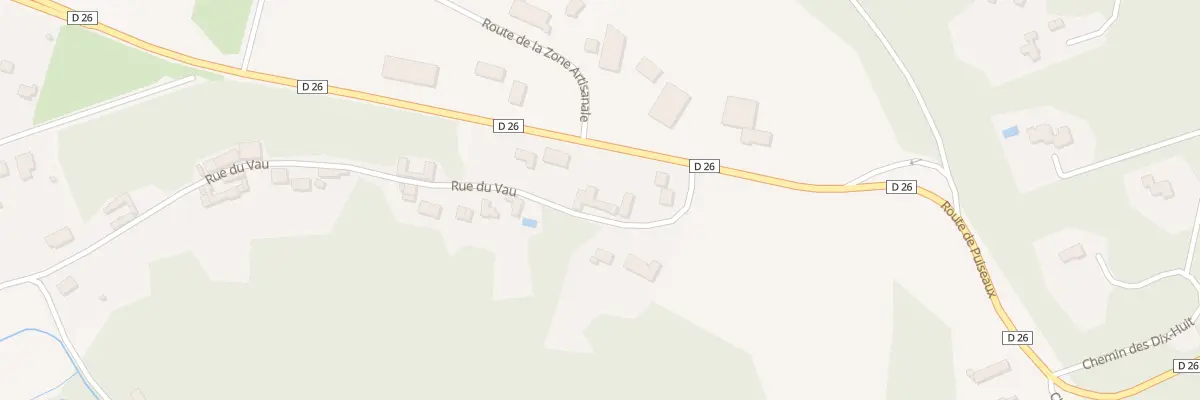Plan du 15A Rue du Vau à Estouy