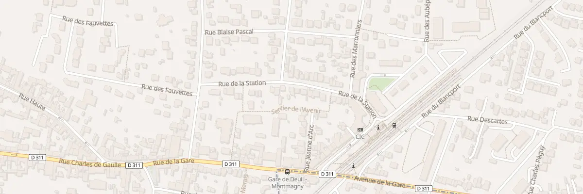 Plan du 24 Rue de la Station à Deuil-la-Barre