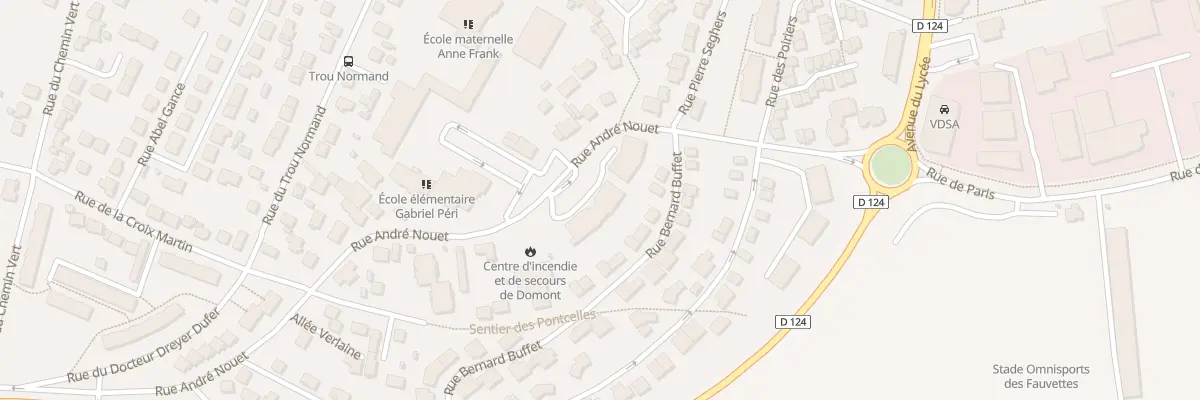 Plan du 56 Rue André Nouet à Domont