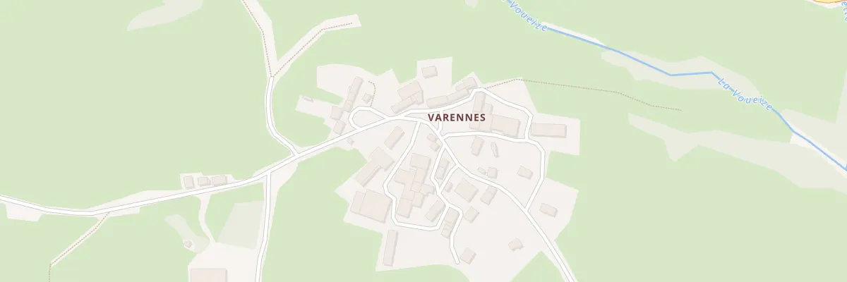 Plan du 7 Varennes à Lussat