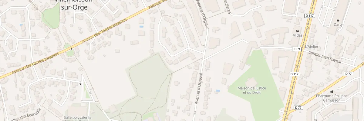 Plan du 5 Rue des Dentellieres à Villemoisson-sur-Orge
