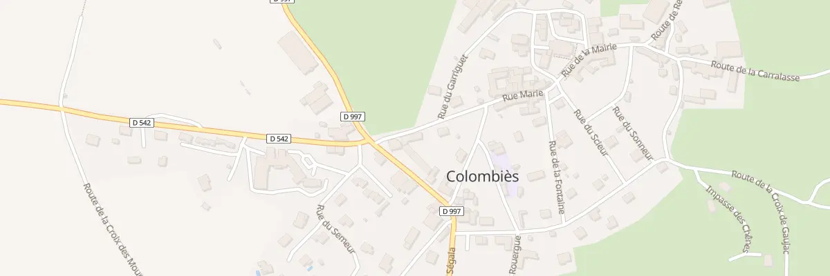 Plan du 5565 Rue de l’Abreuvoir à Colombiès