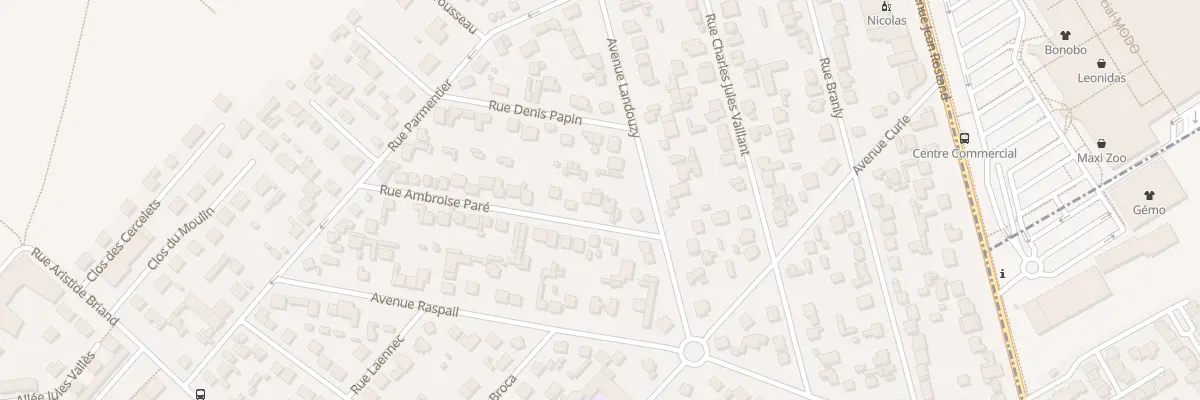 Plan du 4 Rue Ambroise Paré à Domont